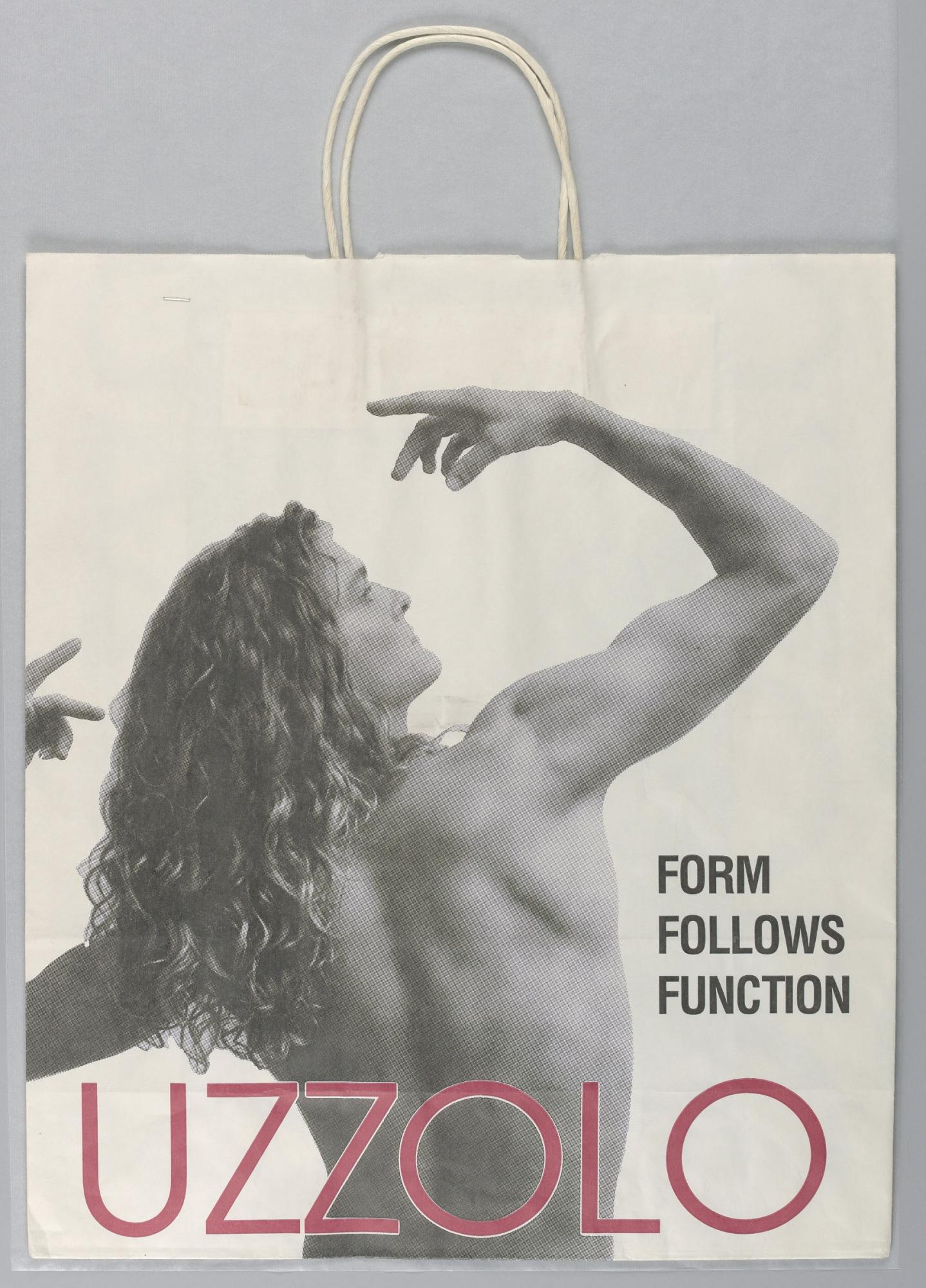 The Uzzolo shopping bag, 'Form follows function', in the Smithsonian's Cooper Hewitt collection