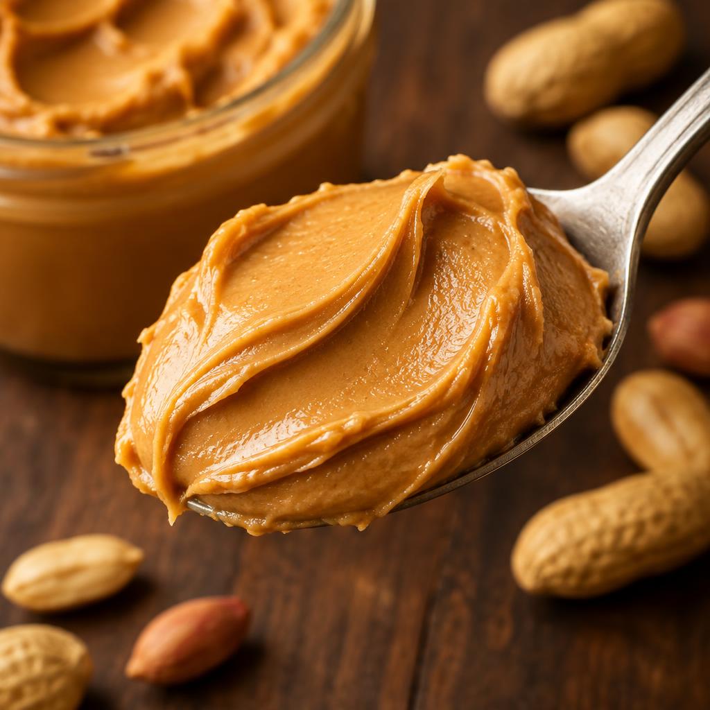 A spoonful of creamy Peanut Better