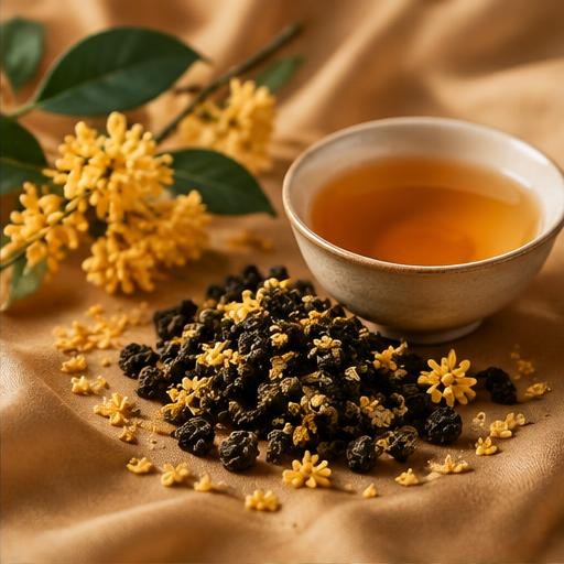 Osmanthus Silk Oolong loose leaf tea